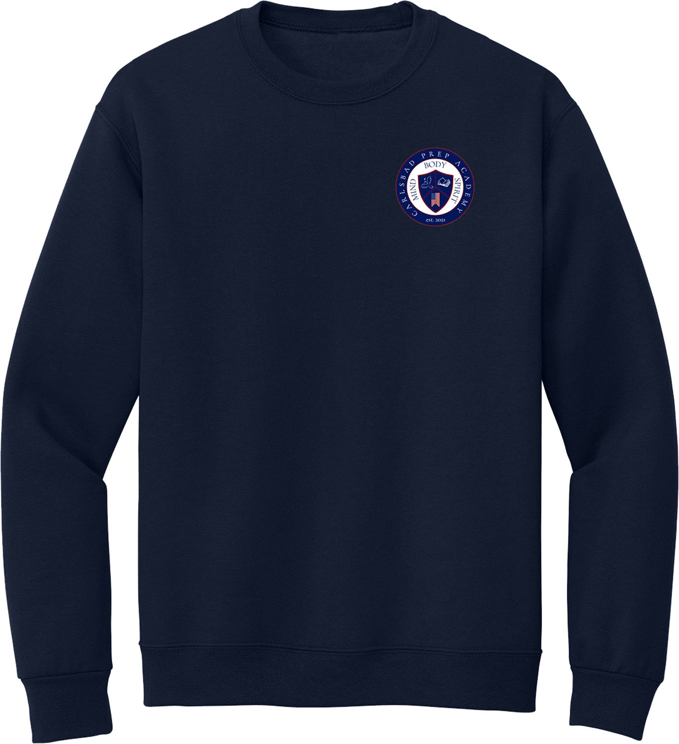 Adult Navy Crewneck Sweatshirt