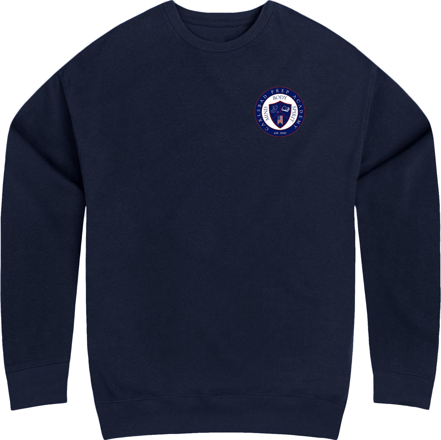 Youth Navy Crewneck Sweatshirt