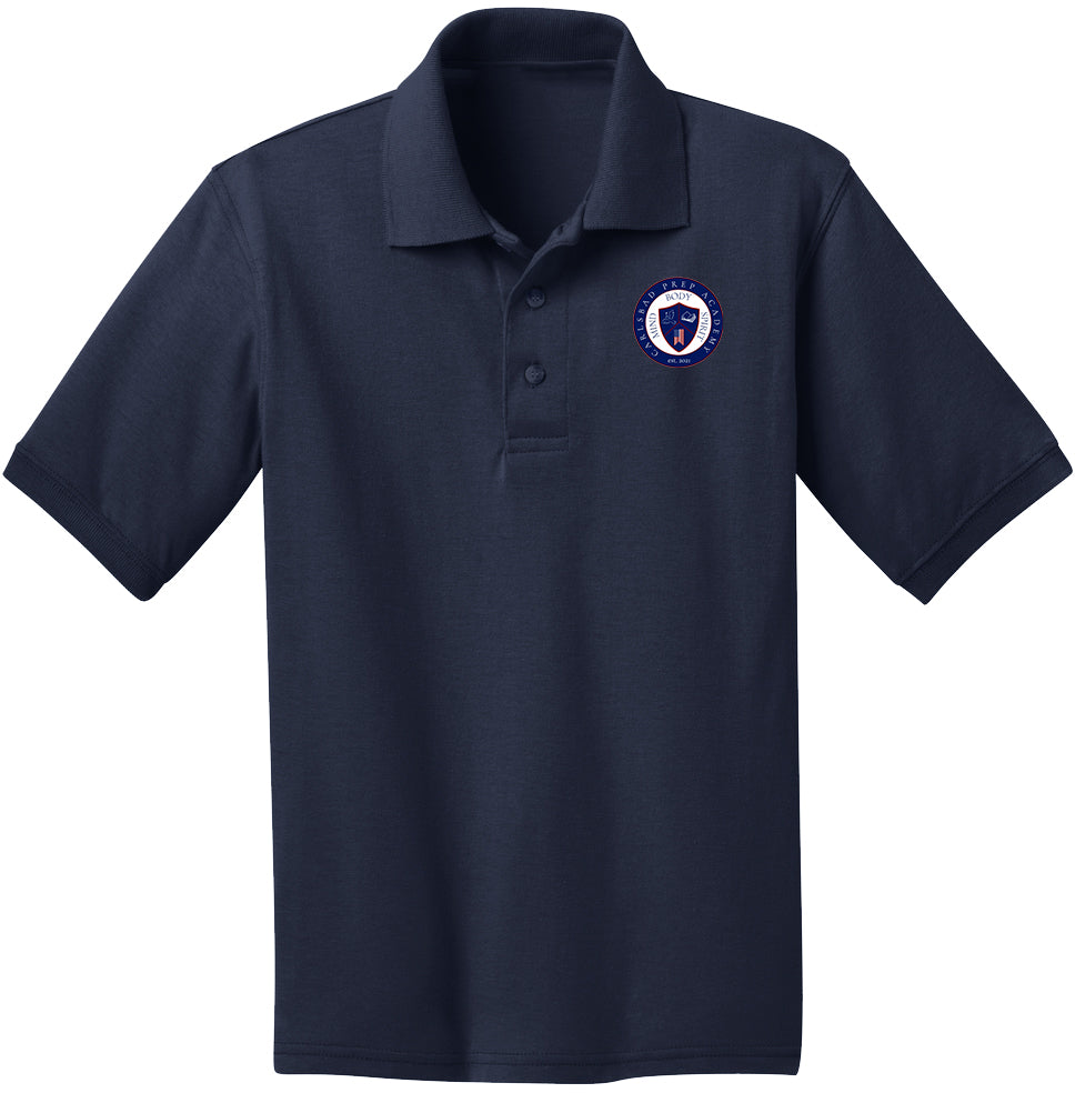 Navy Short Sleeve Polo