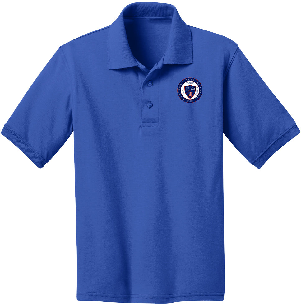 Royal Blue Short Sleeve Polo